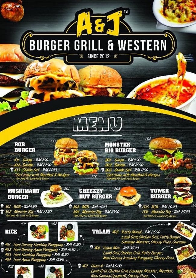 aj grill western sungai buloh