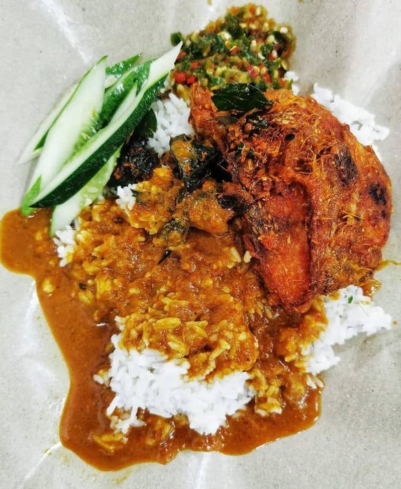 al baraq nasi kukus ayam goreng berempah