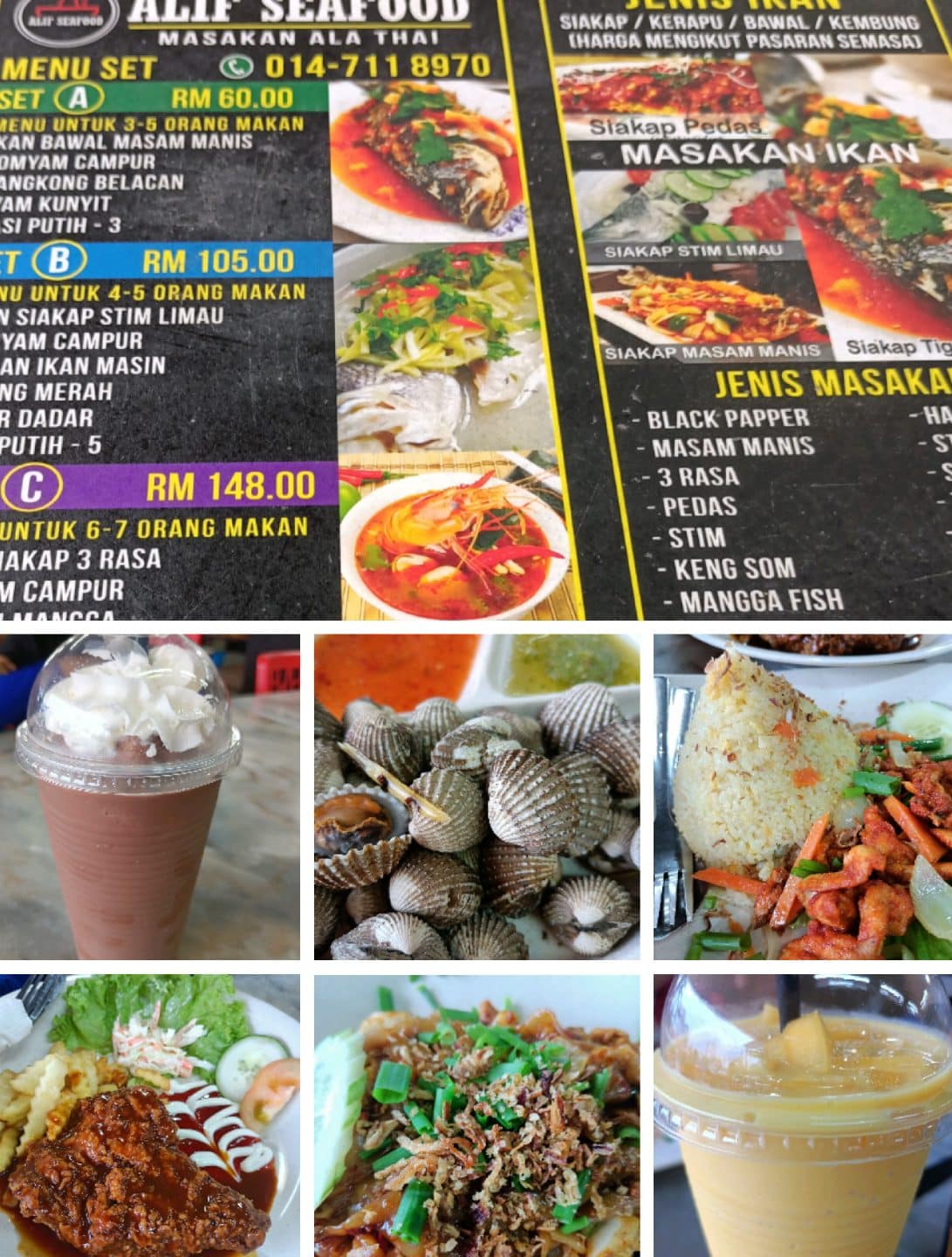 Aliff Seafood Sungai Besar 1 aliff seafood sungai besar