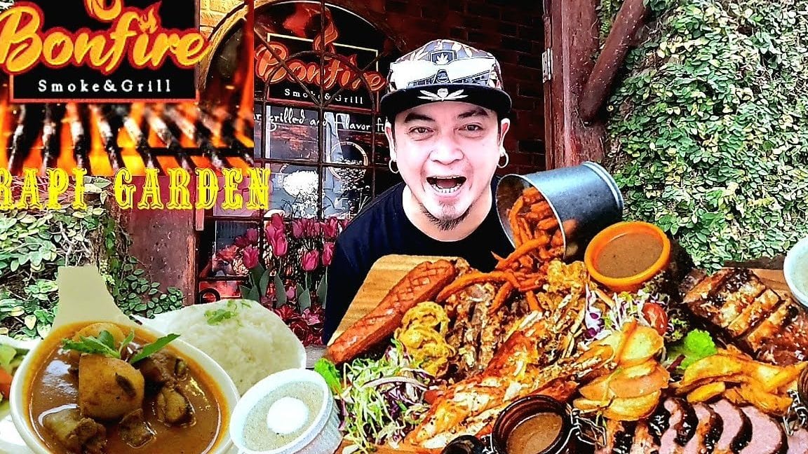 bonfire at serapi garden