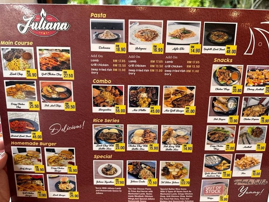 juliana cafe sandakan