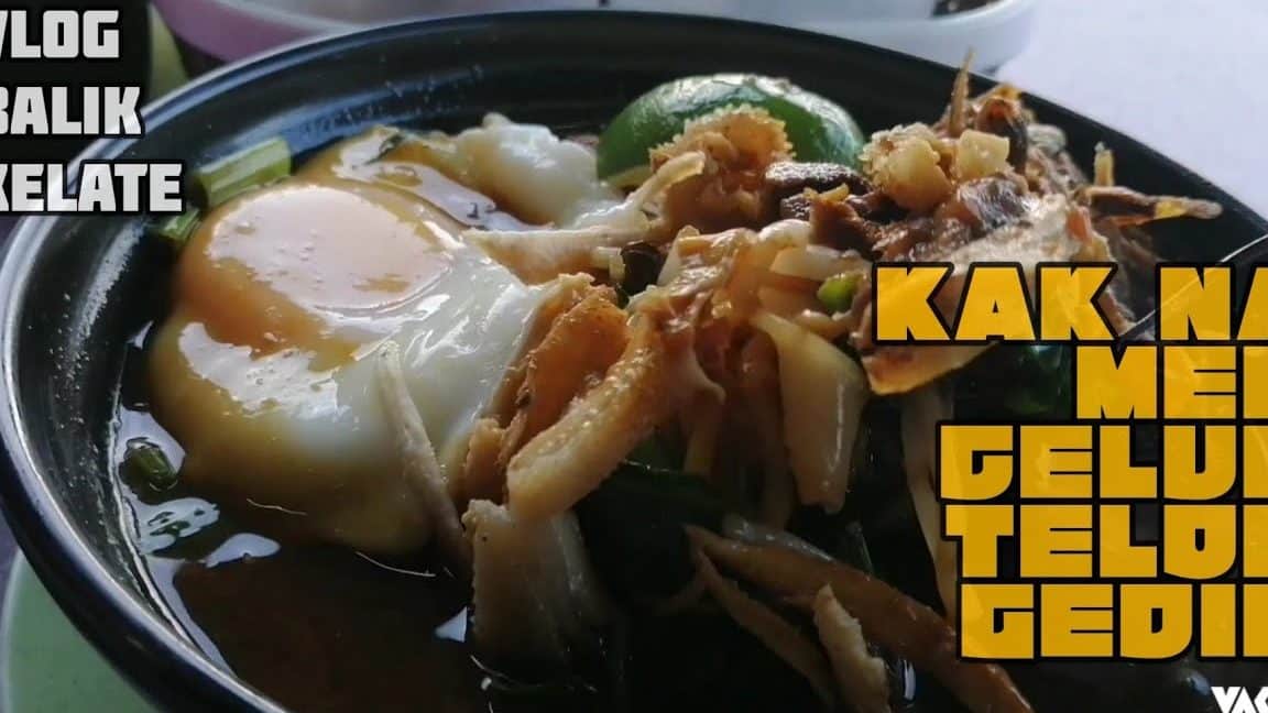 kakna mee celup telur gedik