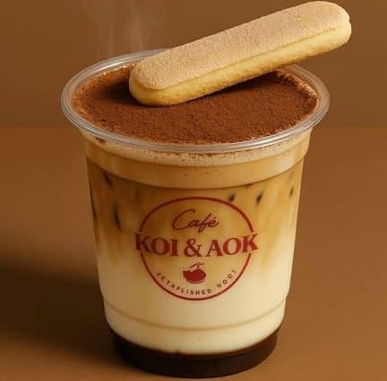 koi aok cafe burger steak coffee dessert