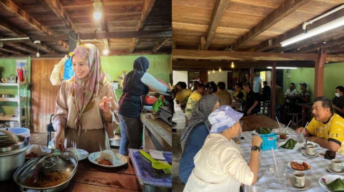 makan bawah rumah pasir salak