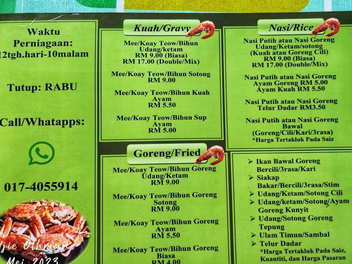 mee ketam terbaik kuala juru murah