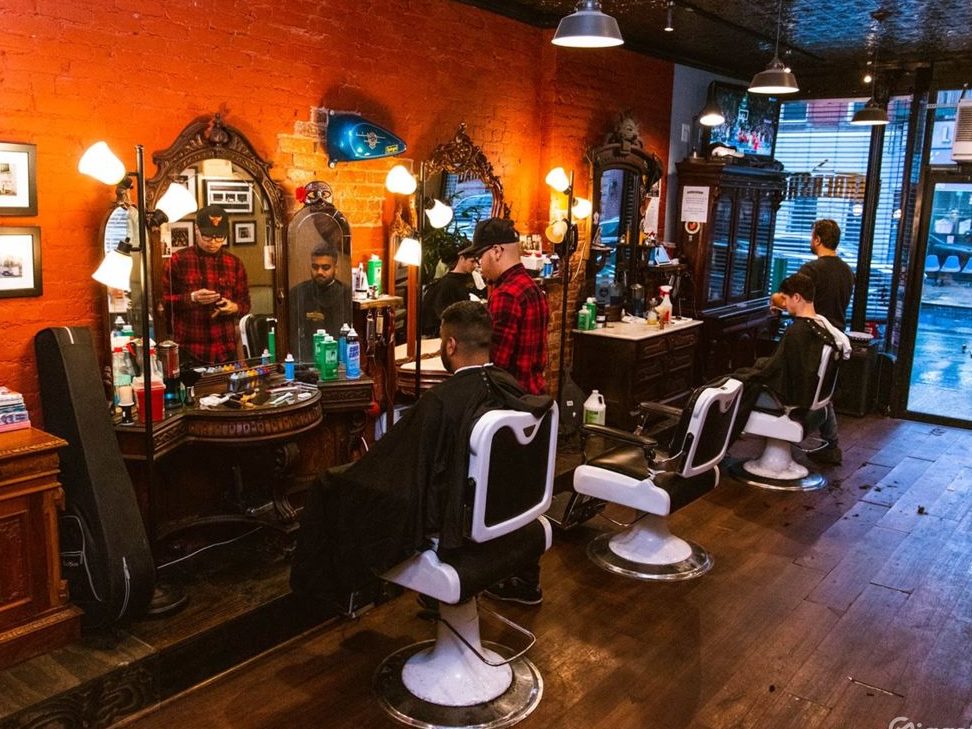 n rustic corner and barbershop