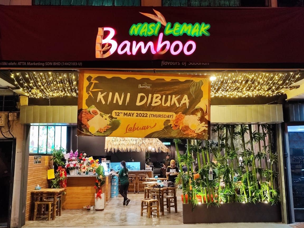 nasi lemak bamboo labuan