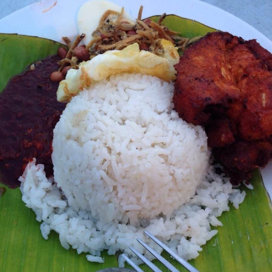 NASI LEMAK KUKUS BENTONG 1 nasi lemak kukus bentong