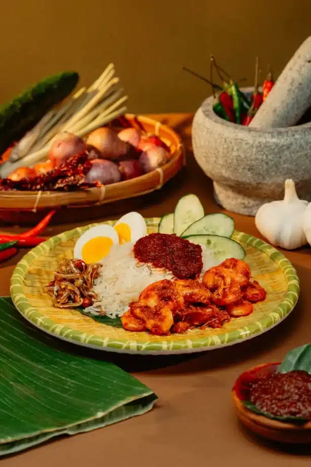 nasi lemak sambal lesung