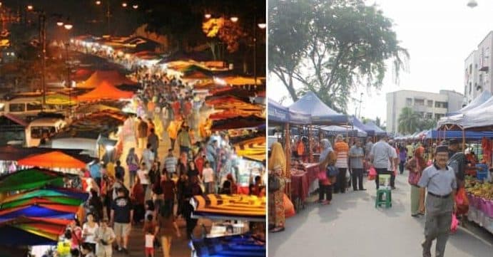 pasar malam sungai ara