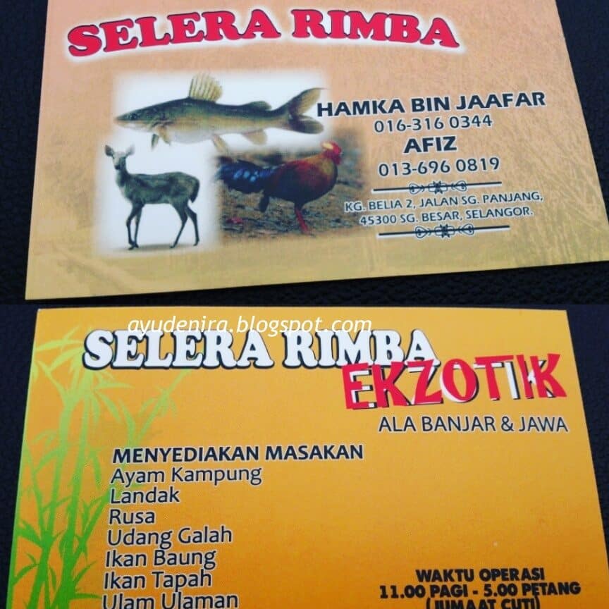 Restoran Selera Rimba 1 restoran selera rimba