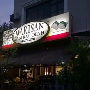 restoran warisan sambal opah