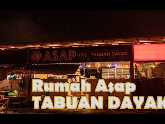 rumah asap tabuan dayak