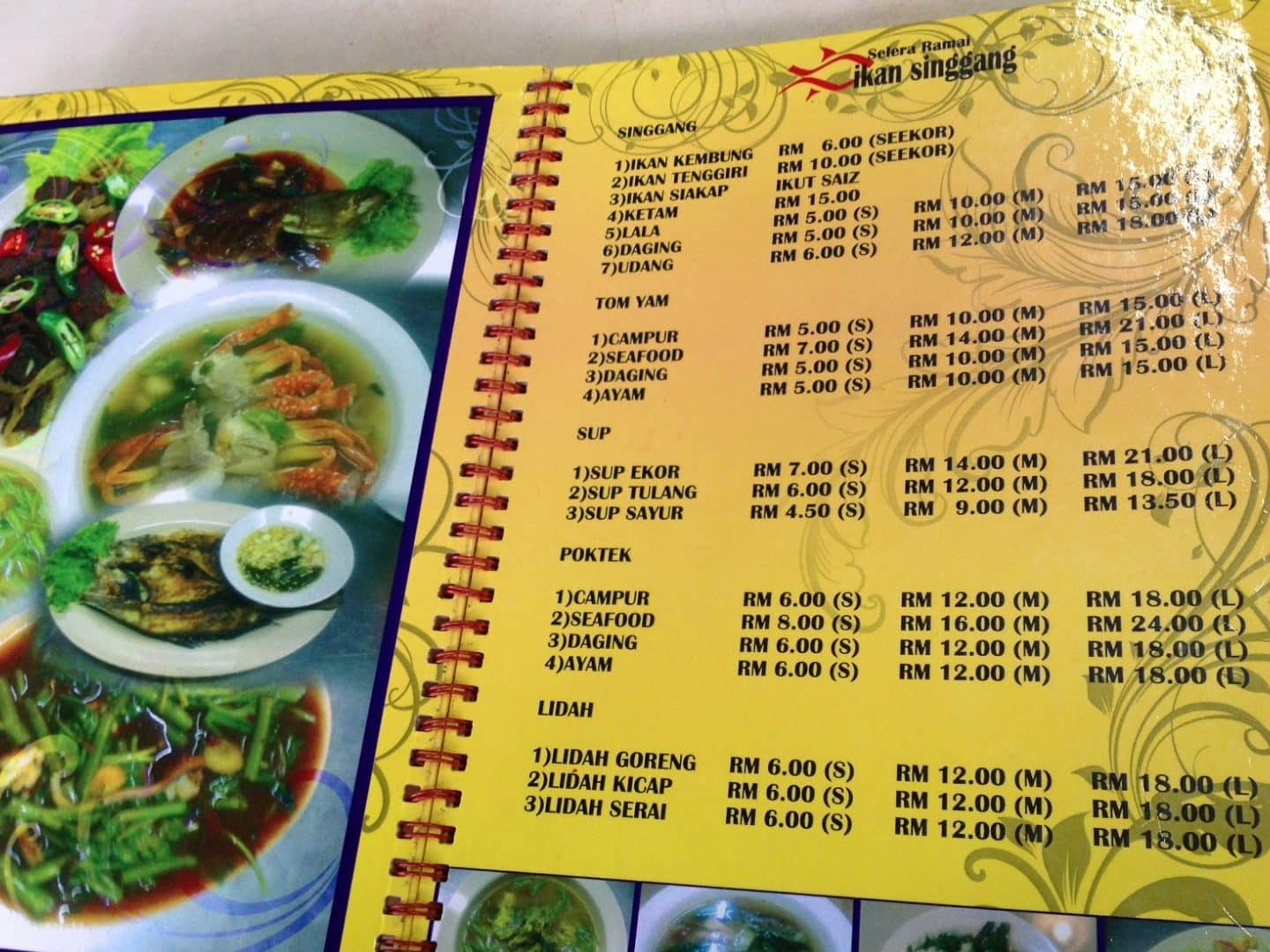 selera ramai ikan singgang