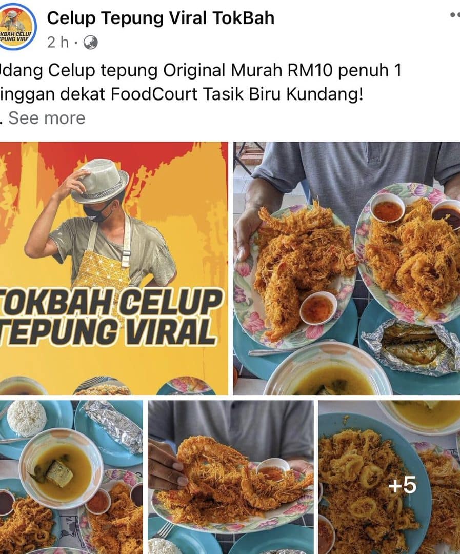 tokbah celup tepung viral