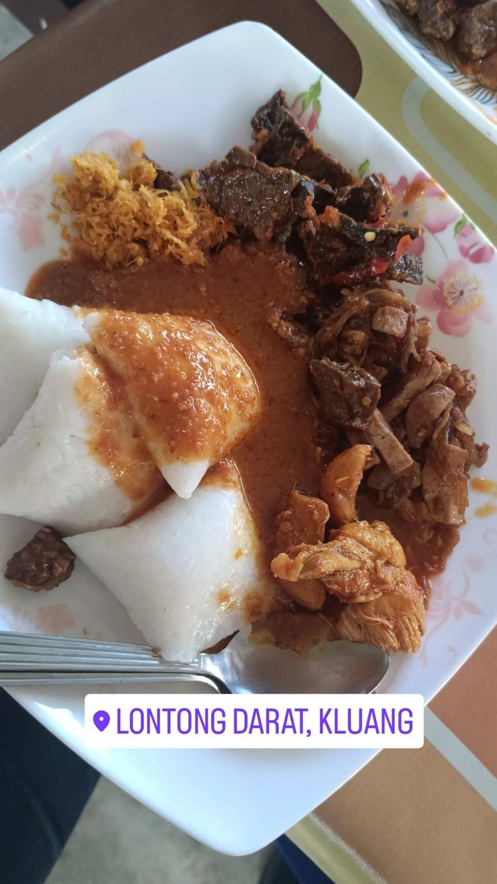 warong lontong darat kluang