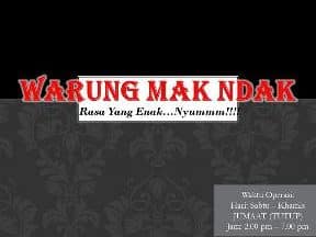 warung mak ndak